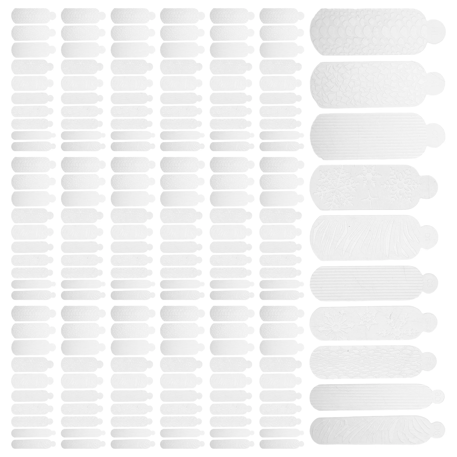 

120pcs Silicone Nail Art Molds Flexible Christmas Design Templates For Holiday Manicure Diy Nail Sculpture Snowflake Resin Molds