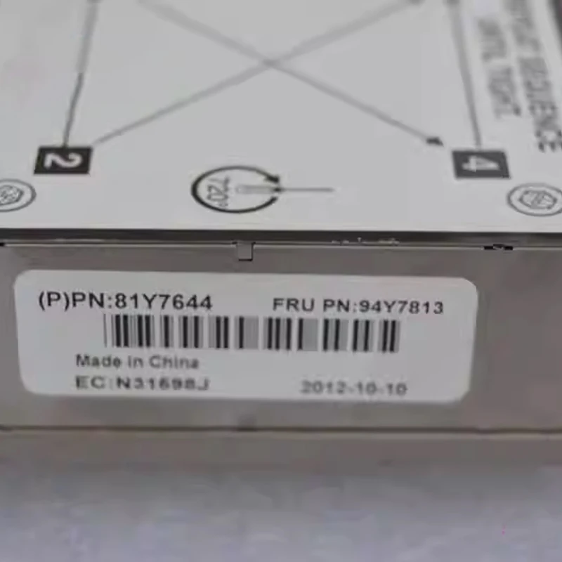 81Y7644 94Y7813 Original For IBM X3630M4 X3530M4 Server CPU Heatsink Radiator 100% Tested