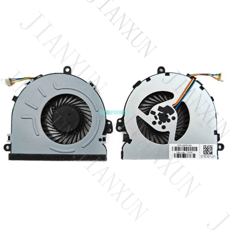 A+New CPU Cooling Fan for HP 15‑DB Series |   DC28000JLF0 FS470805CLOT |   Part Number L20474‑001 |   5V 4‑Pin PWM Replacement