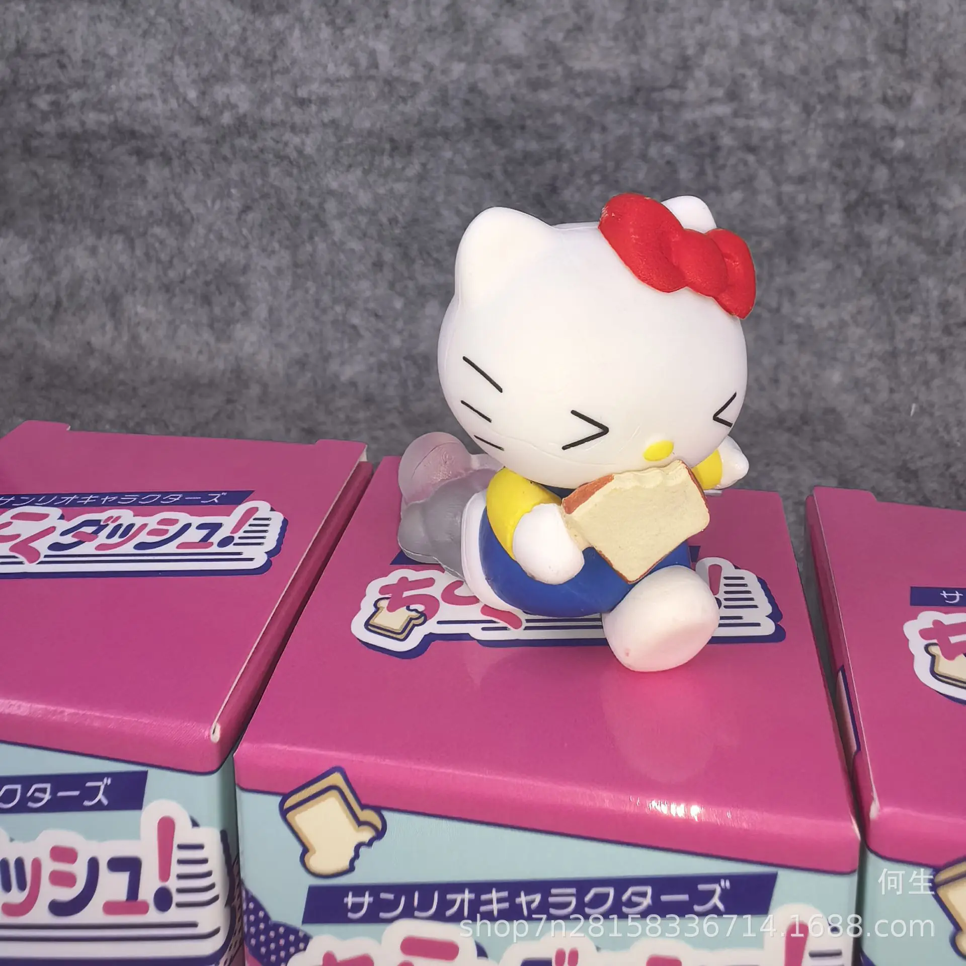 Figurki Sanrio Chikoku Dash Hello Kitty Melody Pompompurin Cinnamoroll Mystery Blind Box Prezenty Zabawki Model Anime Kolekcjonerskie