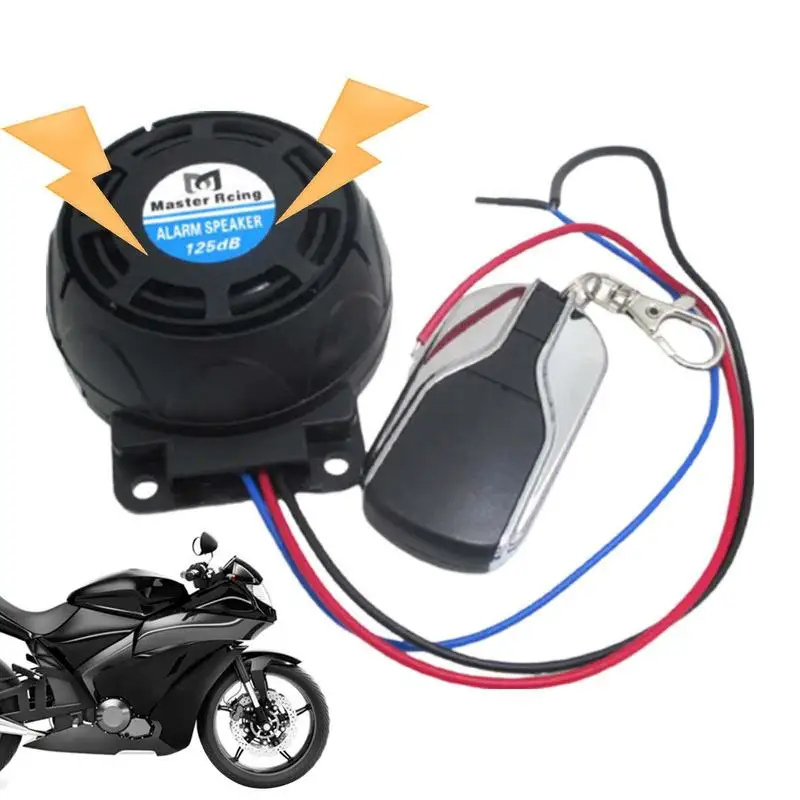 

Bike Alarms For Ebikes Anti-Theft Waterproof Motorcycle Remote Control Warner Universal Security System For Electric Scooters