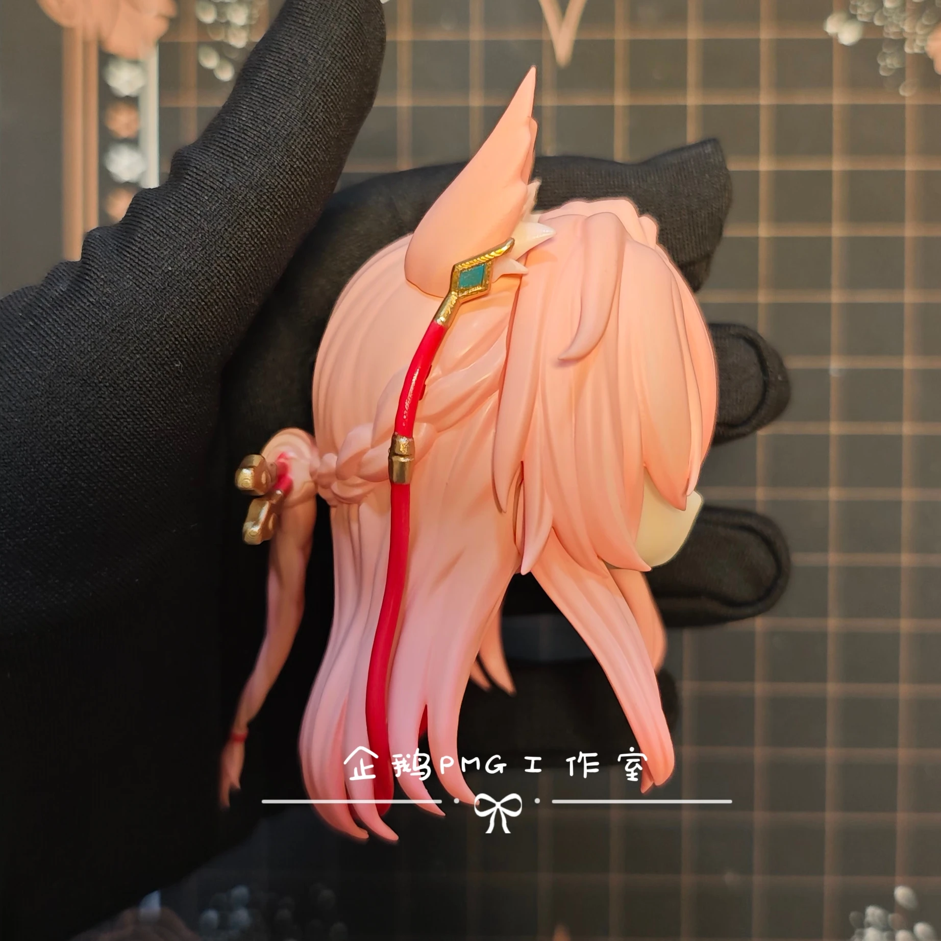 Honkai: Star Rail Jiao qiu ob11 gsc bjdヘアウィッグ,取り外し可能な手作り人形,ゲームアクセサリー,かわいいアクセサリー,アニメフィギュアのおもちゃ,子供向けギフト