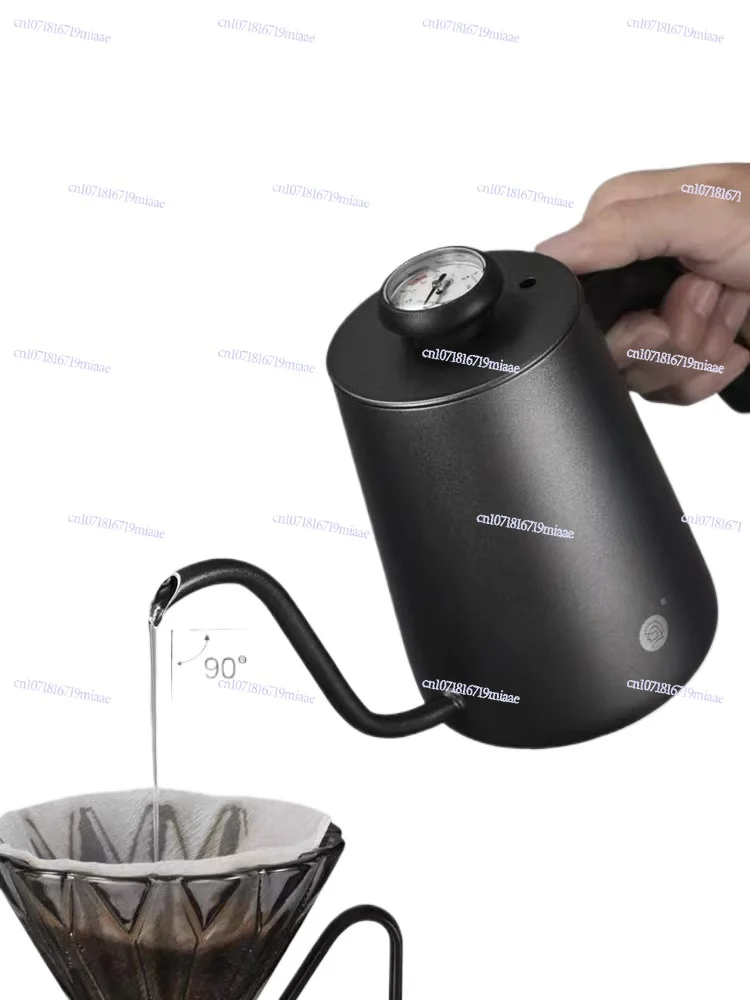 

Coffee Pot Stainless Steel Household Thin Mouth Long Mouth Hanging Ear Electric Heating Temperature Control Tea Electric Pot