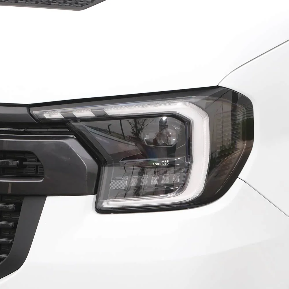 Car Front Lights Cover For Ford Transit T8 2024 Transparent Headlight Lens Replace Original Glass Lampshade Housing Lights Case