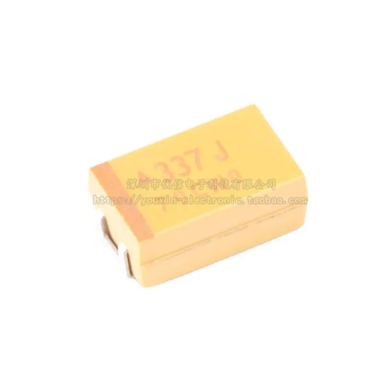 

10PCS/Original Genuine Patch Tantalum Capacitor 7343D 6.3V 330UF ± 10% TAJD337K006RNJ