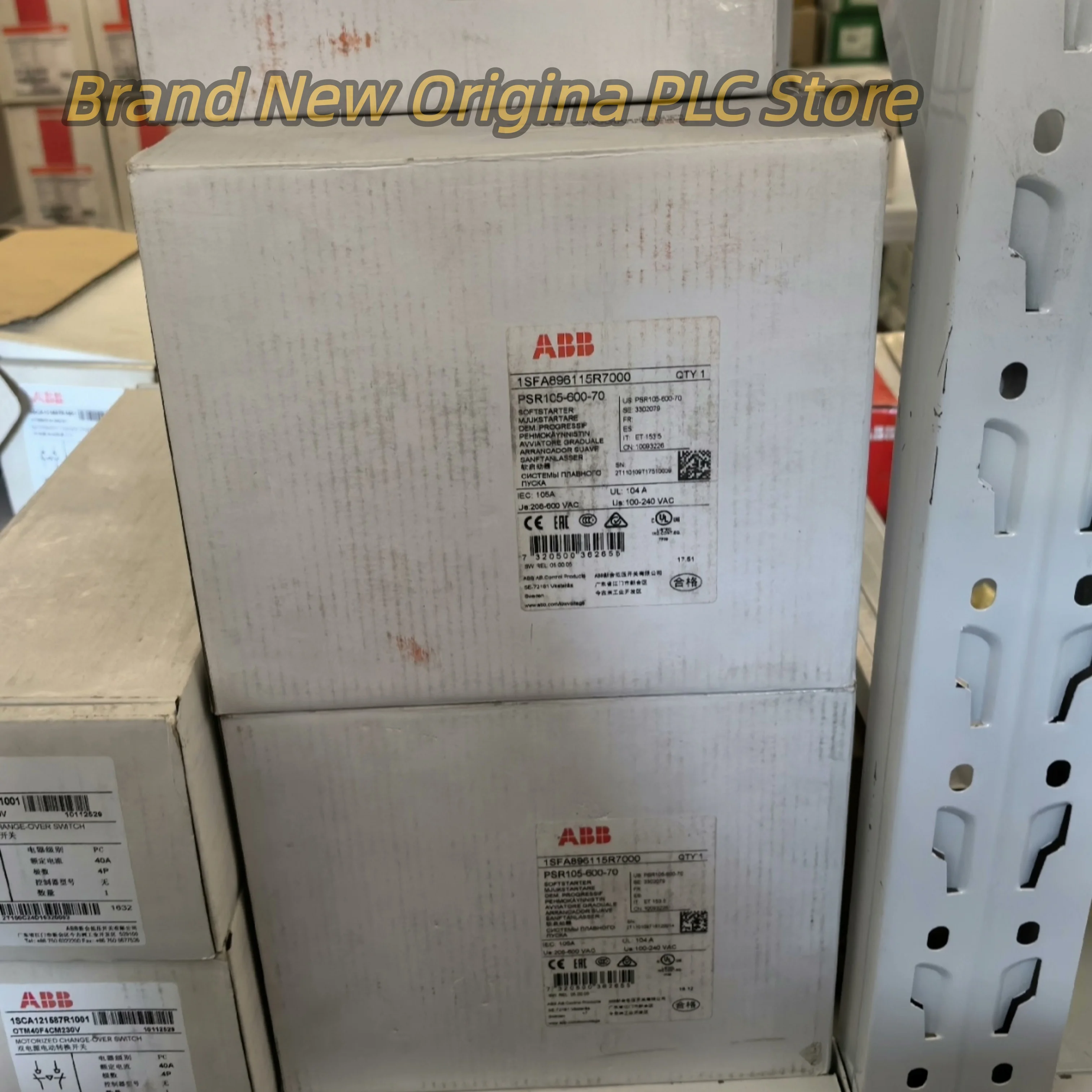 

PSR60-600-70(30KW)PSR105-600-70(55KW) Прибор плавного пуска 100% НОВЫЙ