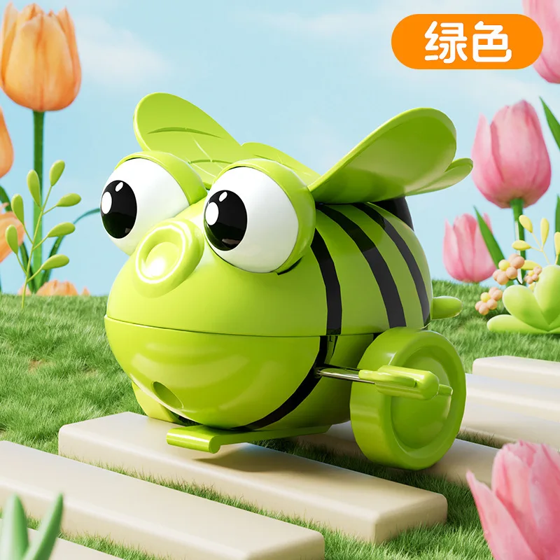 Kinder Pädagogisches Uhrwerk Spielzeug Cartoon Taumeln Biene Spielzeug Tragbare Spaß Biene Baby Spielzeug Simulation Biene Schiebe Modell Spielzeug