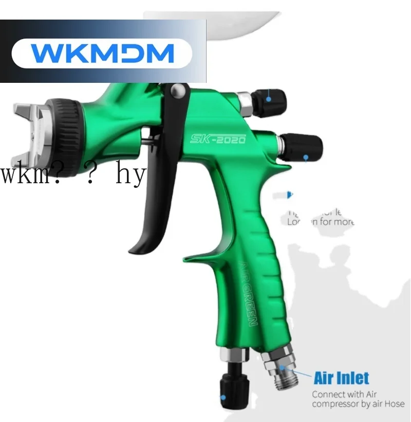 2023 جديد رذاذ الطلاء g u n 1.3 مللي متر فوهة ارتفاع ضغط البخاخة لطلاء السيارات لتقوم بها بنفسك بخاخ هوائي قابل للتعديل عرض الرش 600 #1