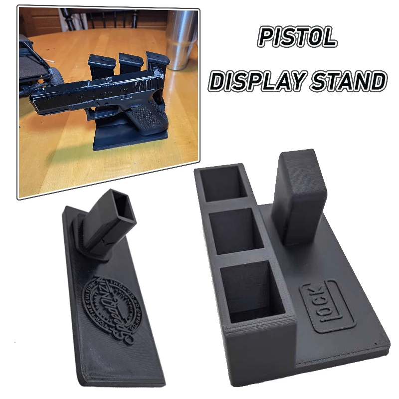 

FANDAO Desktop Handgun Rack Durable ABS Plastic Ideal for Indoor Firearm Storage & Display Perfect Gift for Military Enthusiasts
