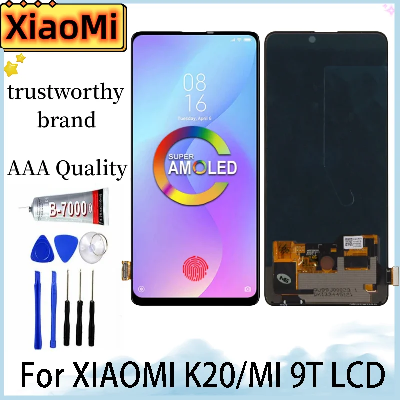 

100% Tested For Xiaomi Display Mi 9T Pro Mi 9T LCD Touch Screen Digitizer Assembly For Screen Redmi K20 K20 pro Replacement Part