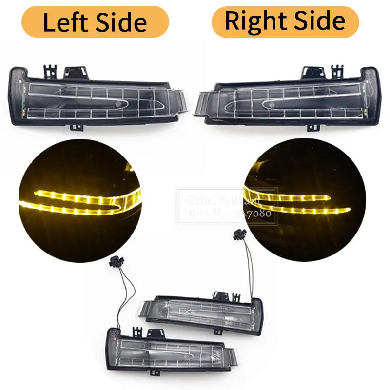 Car Door Rear View Mirror Turn Signal Light Indicator Blinker Lamp LED For Mercedes-Benz W221 W212 W204 2129067401 2129067501