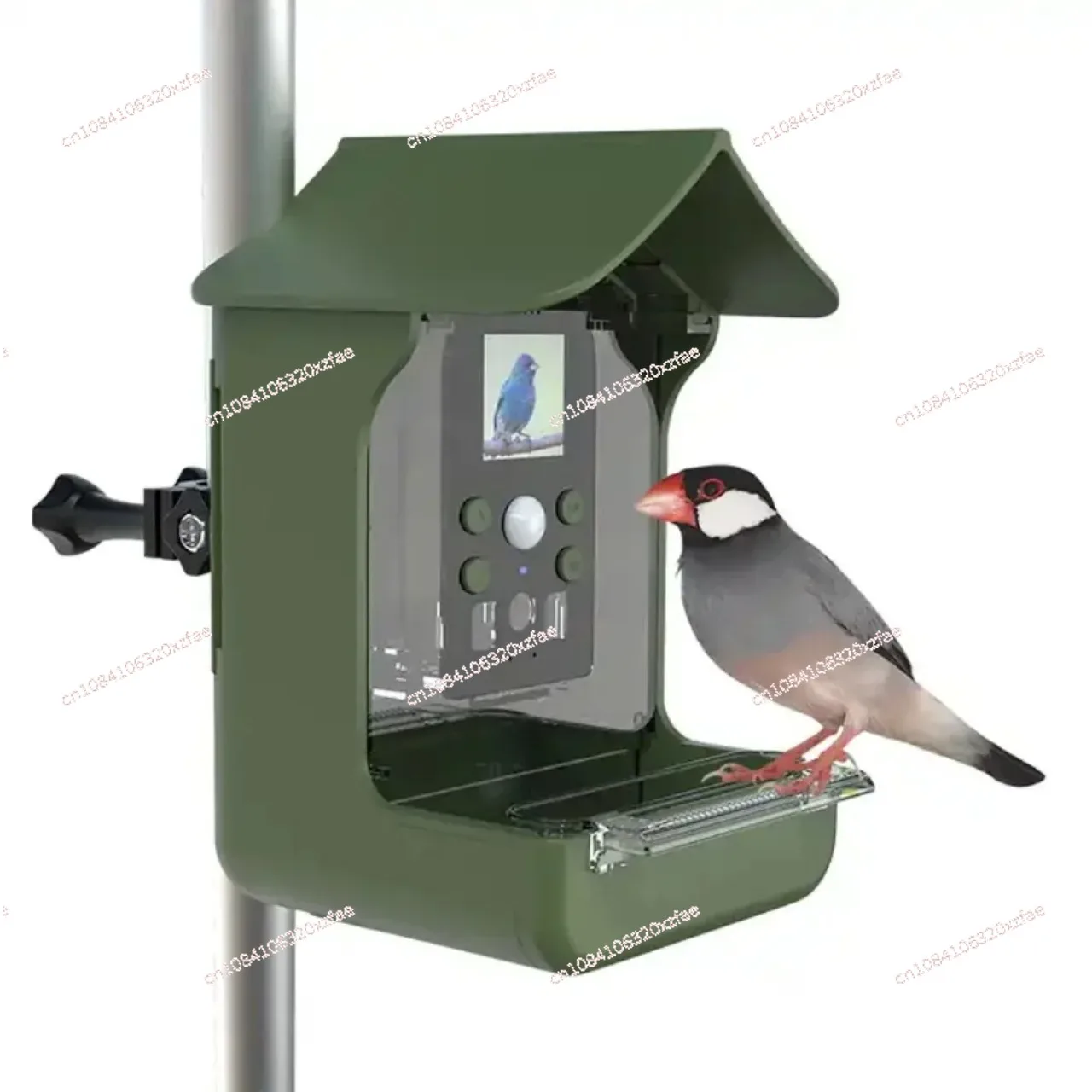 Watering Supplies Bird Accessories with Camer & Smart Window Bird Feeder Wildlife Gazebo Feeding