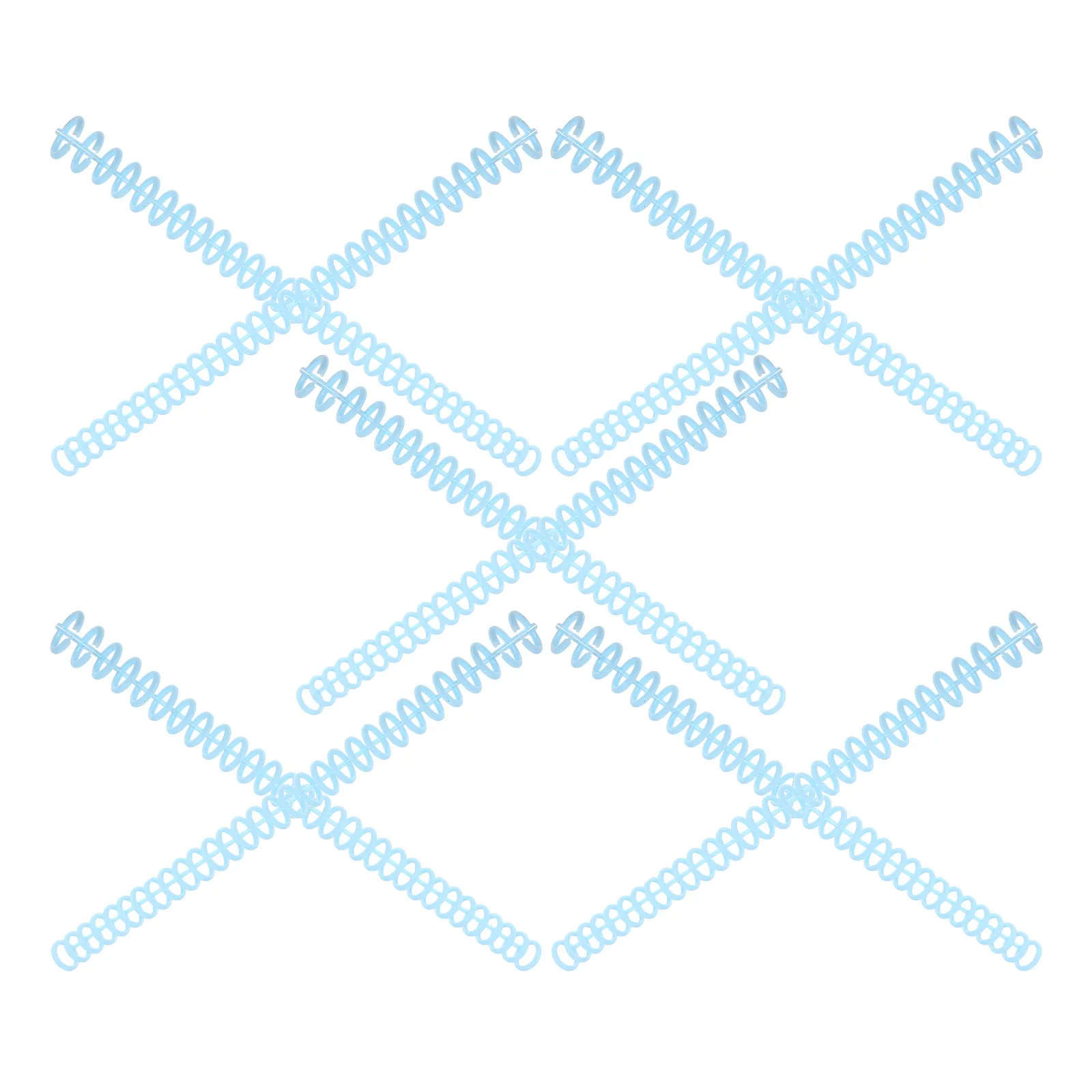 

10 шт. пластиковых гребенчатых пружин на 30 отверстий для блокнотов, документов, школьных и офисных принадлежностей, спиральные переплетные пружины