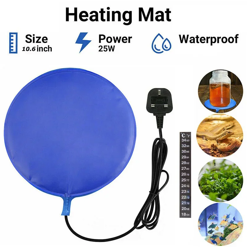 Uk Specification Brewing & Fermentation Heat Pad for Homebrew Beer & Wine Fermenting Home Brew Making Tool Warming Mat Heaters