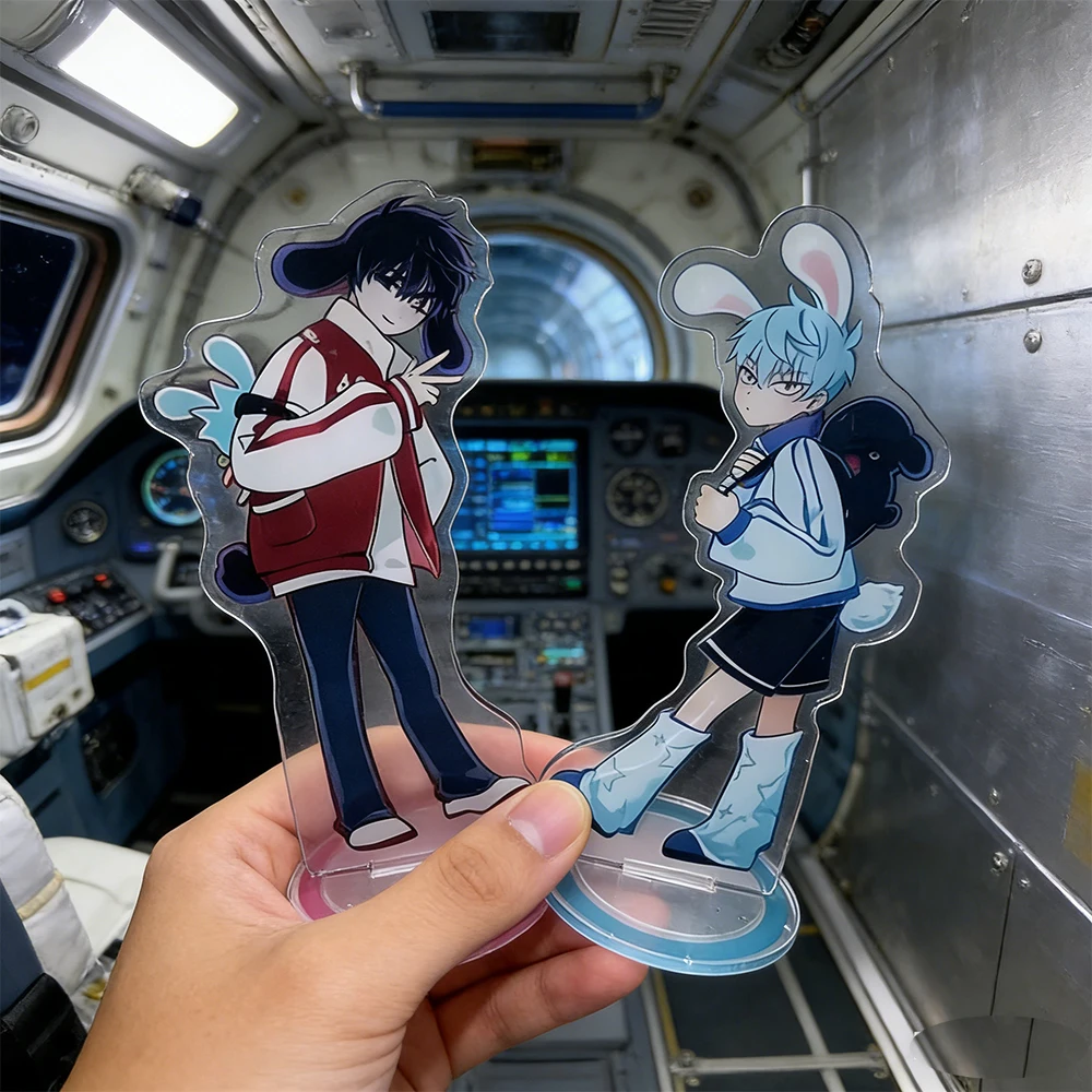 Alien Stage Cute Rabbit Acrylic Bracket Ivan Till Student Kawaii Character Display Anime Product Collection Desktop Decoration