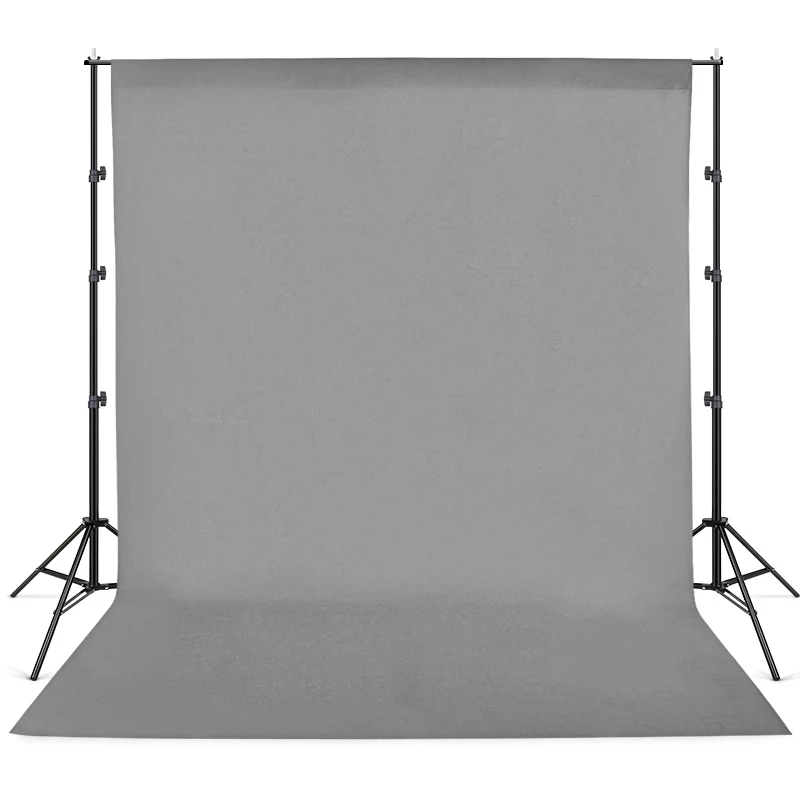 Grey /White/Black/green Screen Photography Background Chemical Fiber Cotton Gray Color Party Backdrop For Videos Photo Backdrops