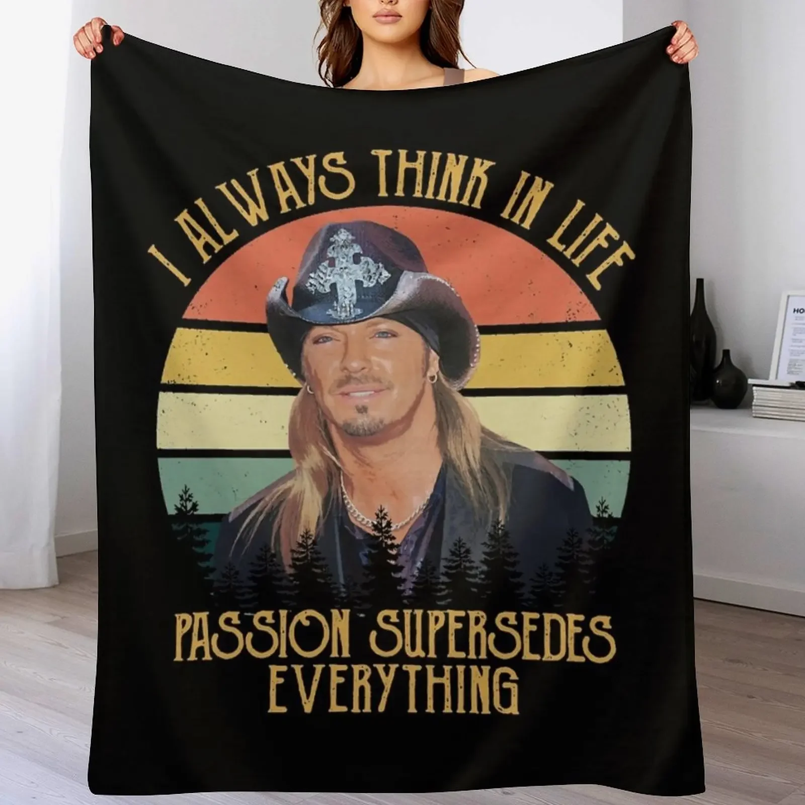 

New Men Women Michaels Male Singer Bret Songwriter Funny Men Fan Throw Blanket Soft Sherpa Fleece Warm Blanket for Winter
