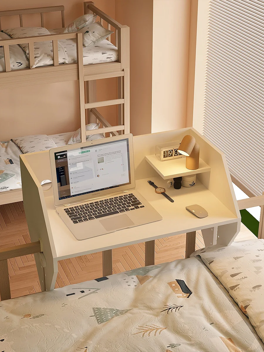 Bedroom laptop desk, dormitory bunk shelf, study desk