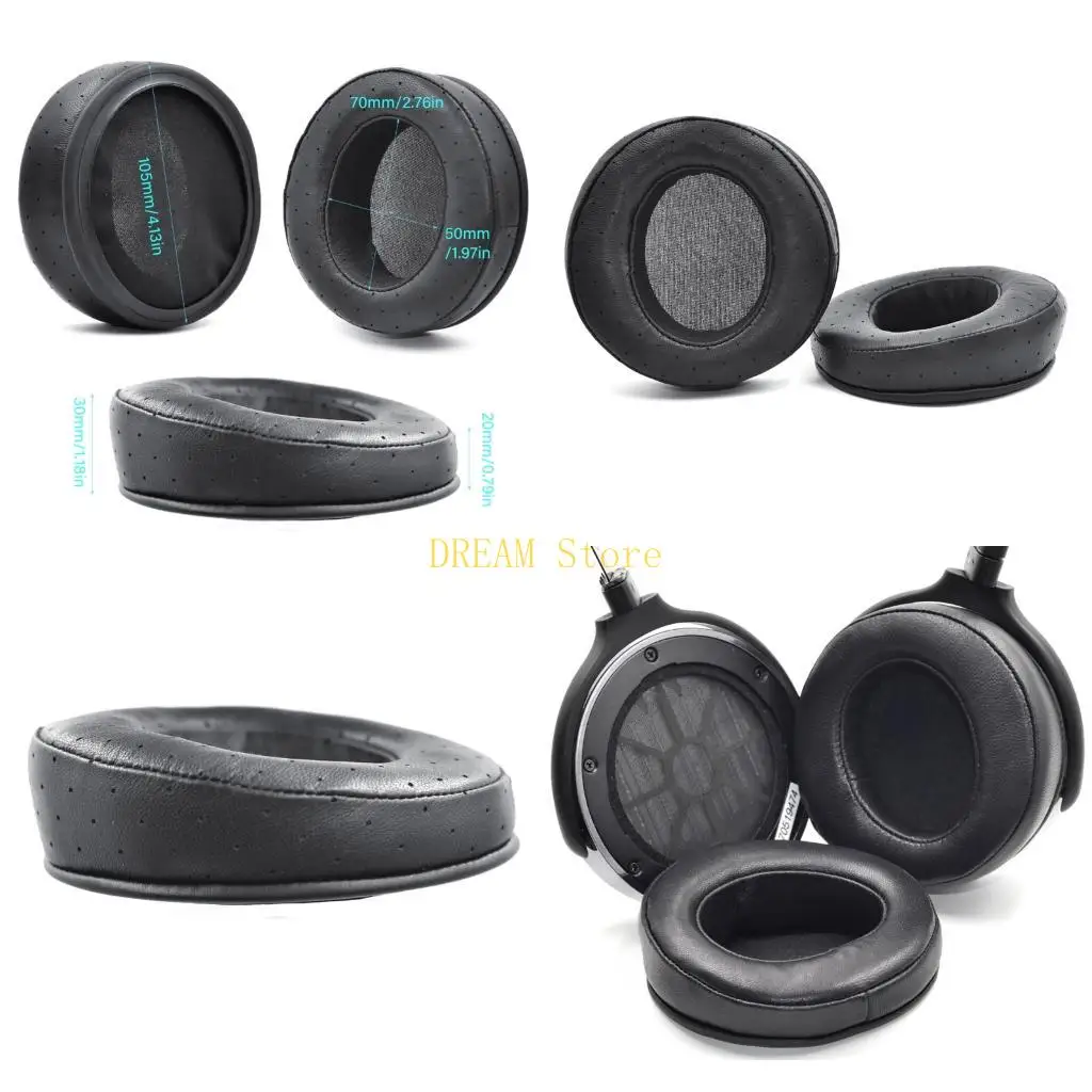 Headphone Repair Ear Pad Replacement for HARX900 HARX700, Black Ear Cushions for Music Listening Refreshes Best Sale