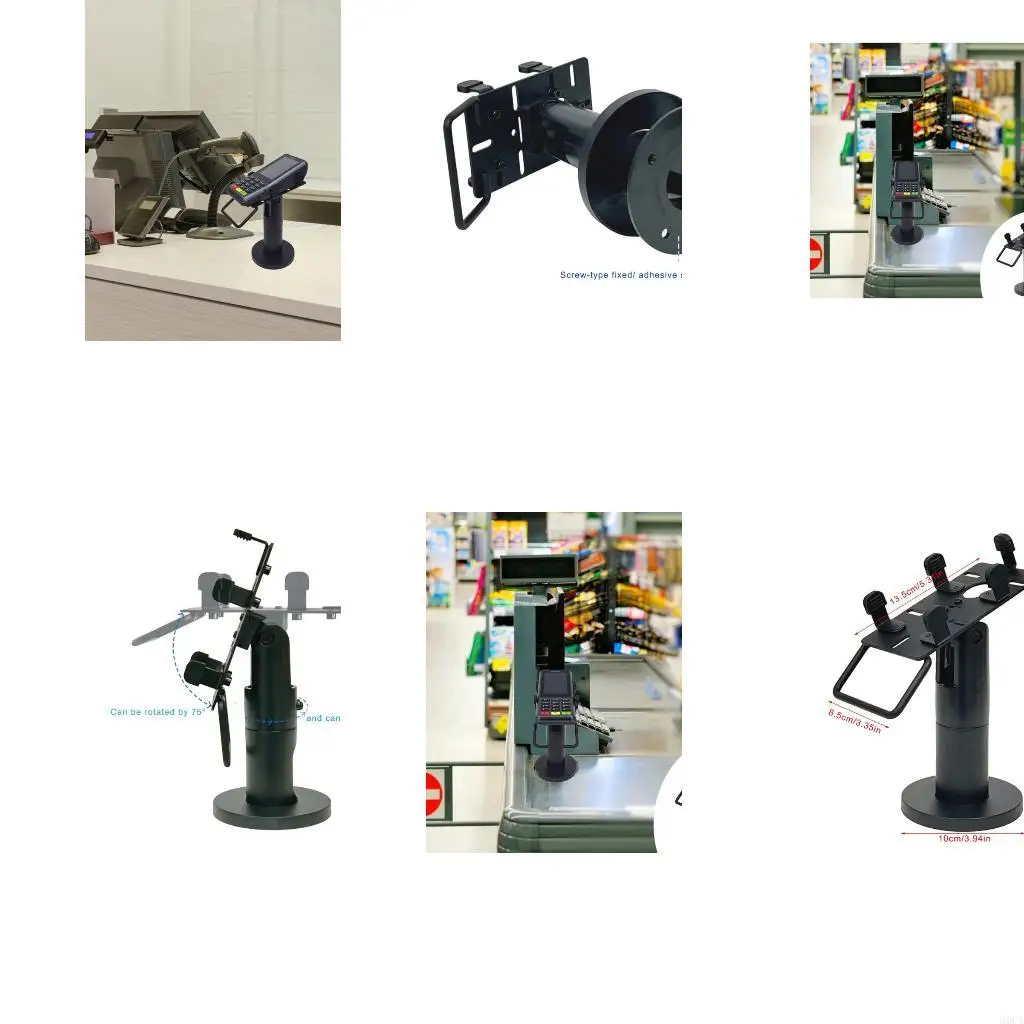 

M6CA POS Machine Cracket с несколькими угловыми регулируемыми POS -стендом для розничных счетчиков
