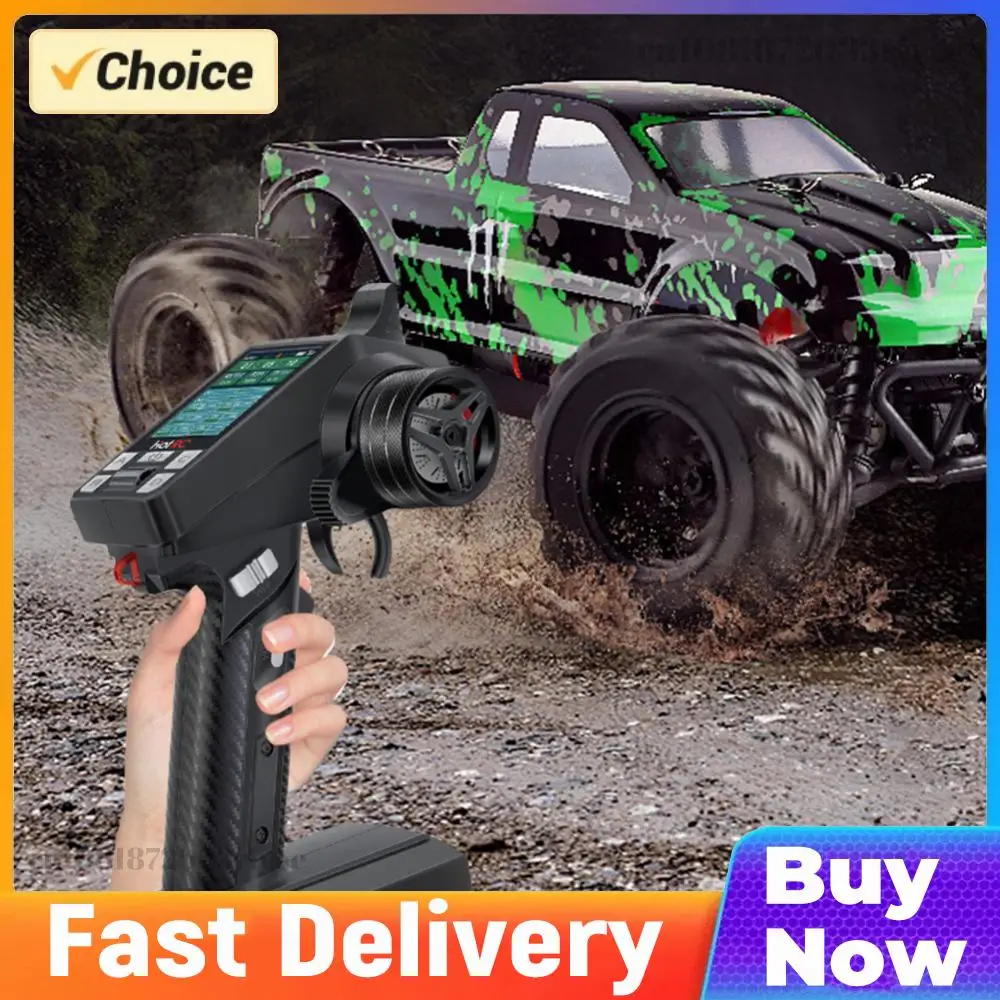 

8-Channel RC Transmitter and Receiver with Screen 2.4G RC Remote Controller for Climbing Drift Vehicle RC Car Ship Tank