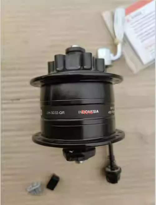 Mountain Bike DH-3D32 Generator Hub 6V3W, 32 Holes, Center Lock Six-Bolt Disc Brake, Quick Release Hub, 100MM Spacing
