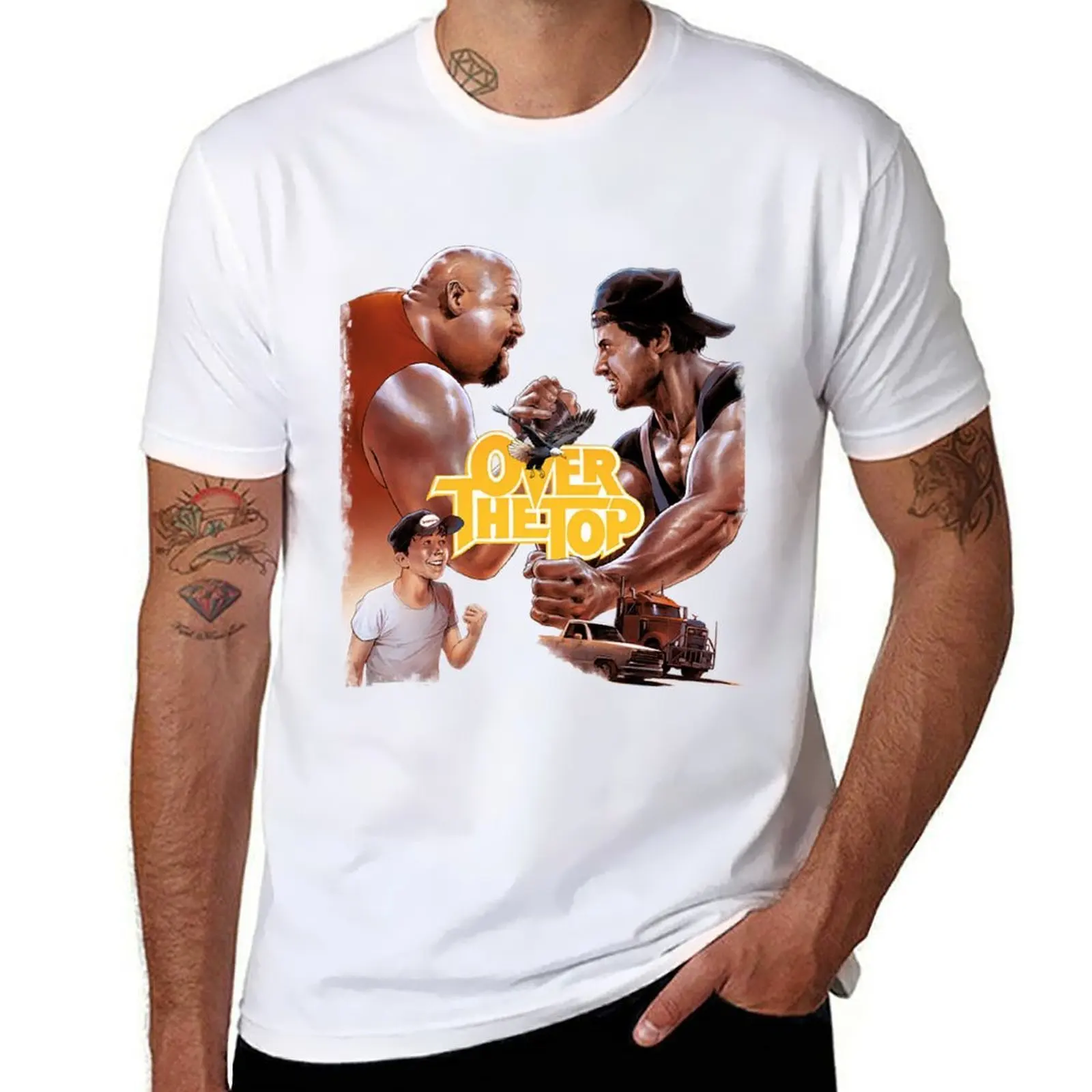 

Over The Top Lincoln Hawk T-Shirt man t shirts cotton man t shirt summer T-Shirt