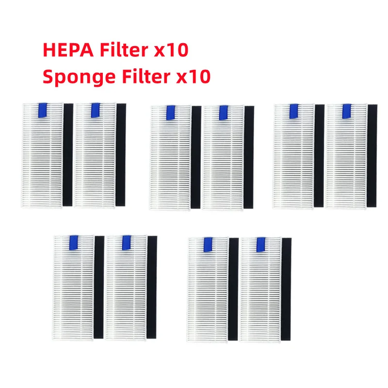 HEPA Filter Pre-Filter for Tefal Rowenta Explorer/ X-plorer 20 40 50 75 Serie Robotic Vacuum Cleaner Spare Spare Accessories