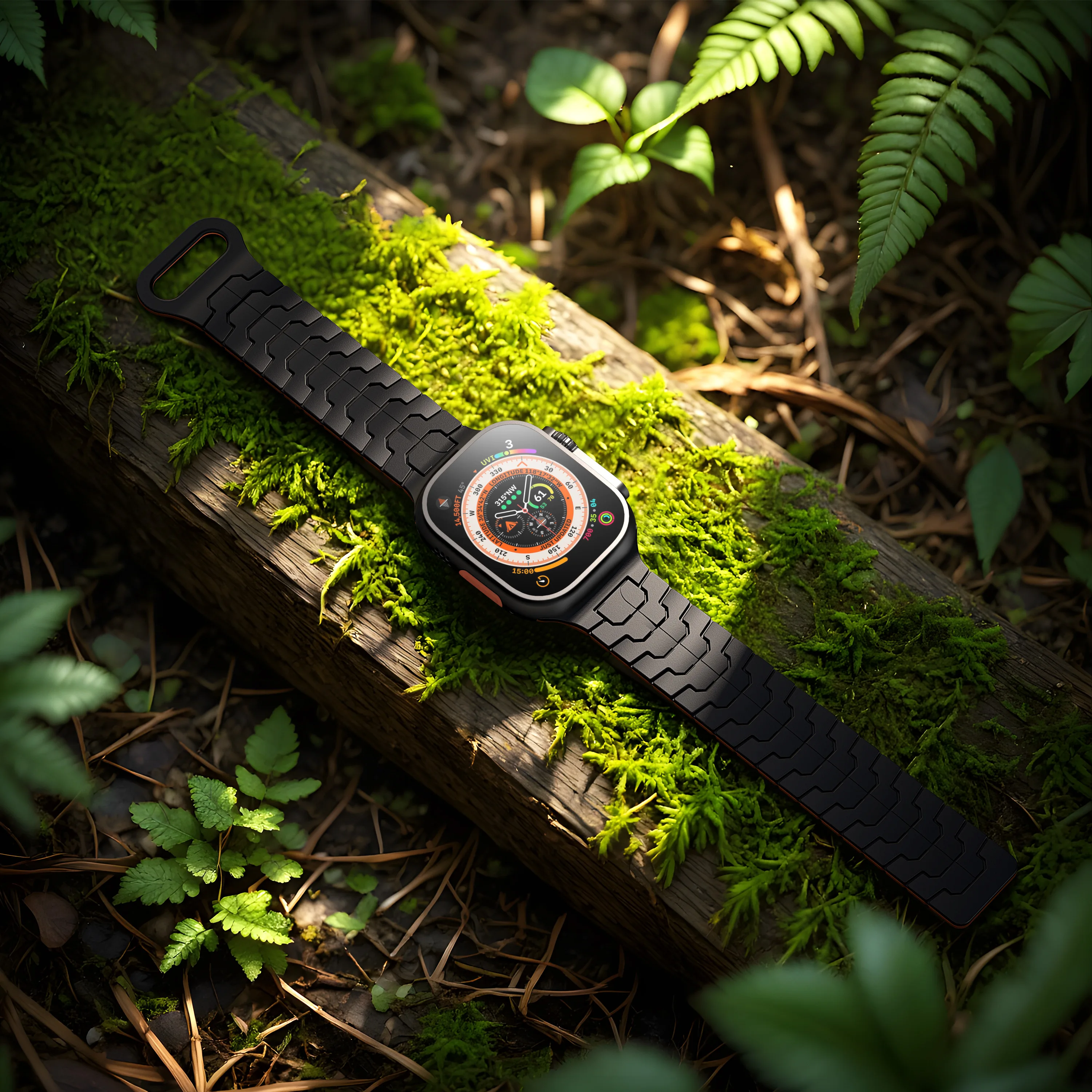 Adatto per cinturini Apple Watch di dimensioni 42/44/45/46/49MM, cinturini di fissaggio magnetici in silicone iWatch 11, 10, 9, 8, 7, 6, 5, 4SE