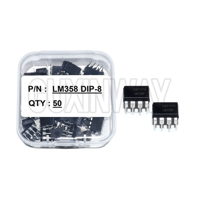 20/50 قطعة LM358P مضخم التشغيل DIP8 LM358 IC رقاقة عدة مجموعة الدوائر المتكاملة