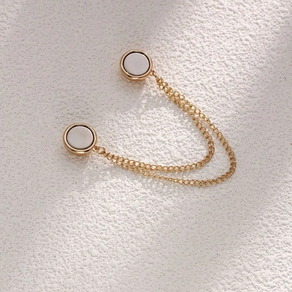 Изысканная брошь-цепочка, пряжка из сплава, крючки для шитья своими руками, булавки для хиджаба, многофункциональные аксессуары для рубашек, сменные шорты, пряжка для ног