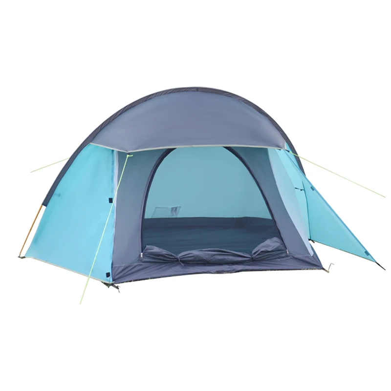 

Fire Prevention Anti-Uv Windproof 2.2*1.4M 210D Oxford 1-2 Person Diagonal Bracing Type Mountaineering Tent