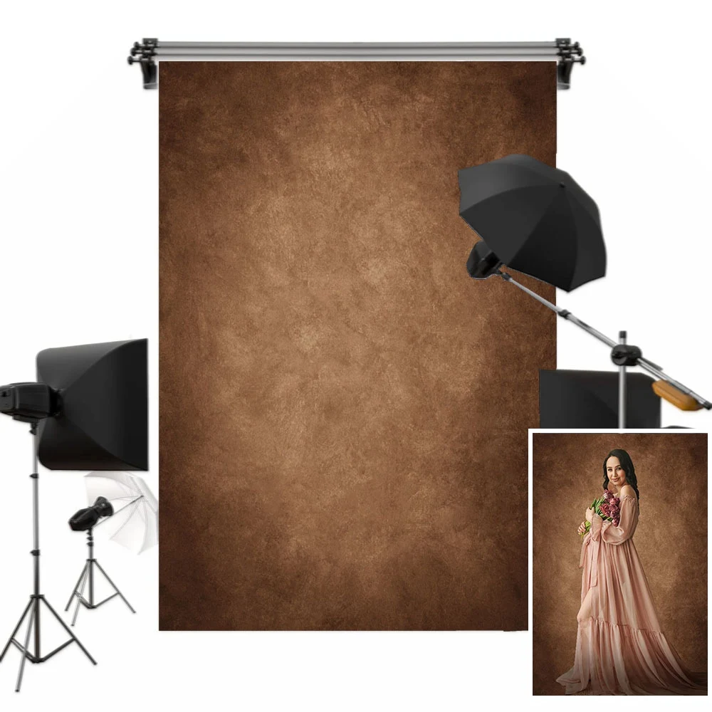 Mocsicka Vintage Abstract Backdrops Photocall Grey Brown Baby Child Adult Portrait Photo Background for Studio Photography Props