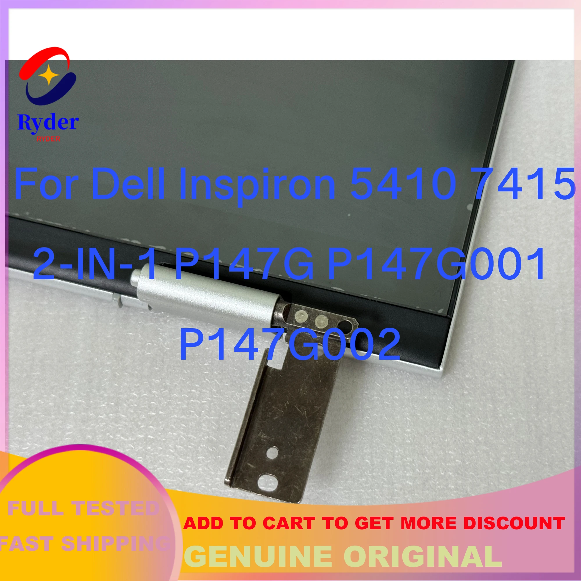 Imagem -05 - Laptop Lcd Touch Screen Digitador Substituição Montagem Completa para Dell Inspiron 5410 7415 em P147g P147g001 P147g002 Fhd 14 em