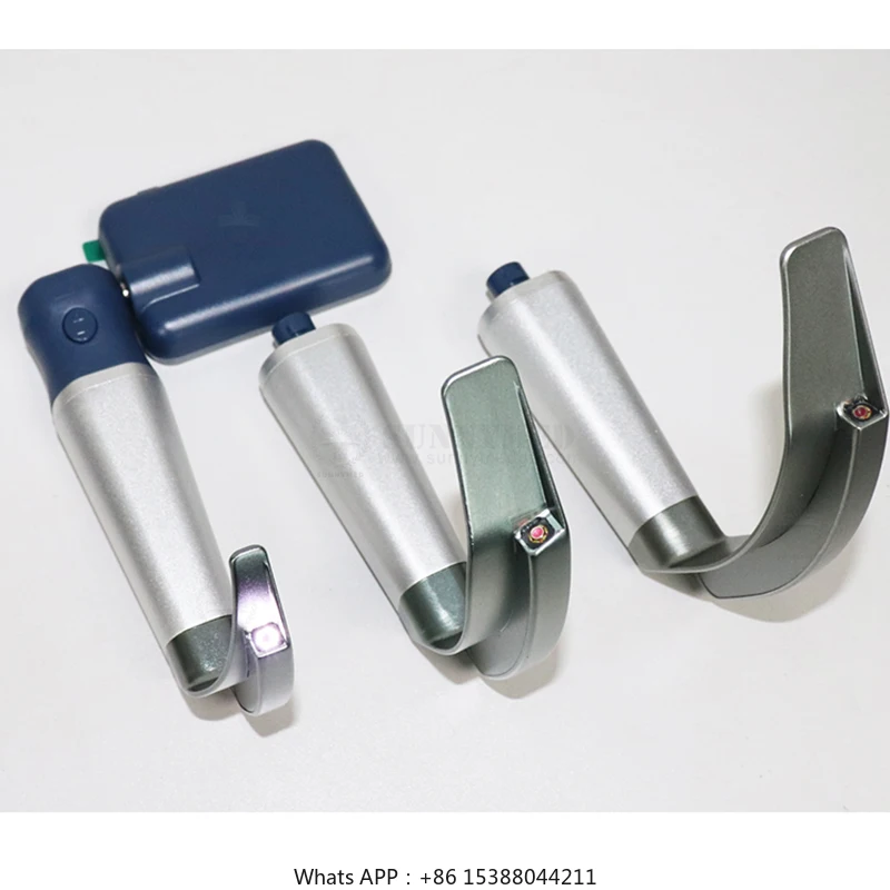 Visual Laryngoscope Tracheal Intubation Usb Video Laryngoscope me dical mo nitor Handheld Stainless SteelBladesVideo Laryngoscop