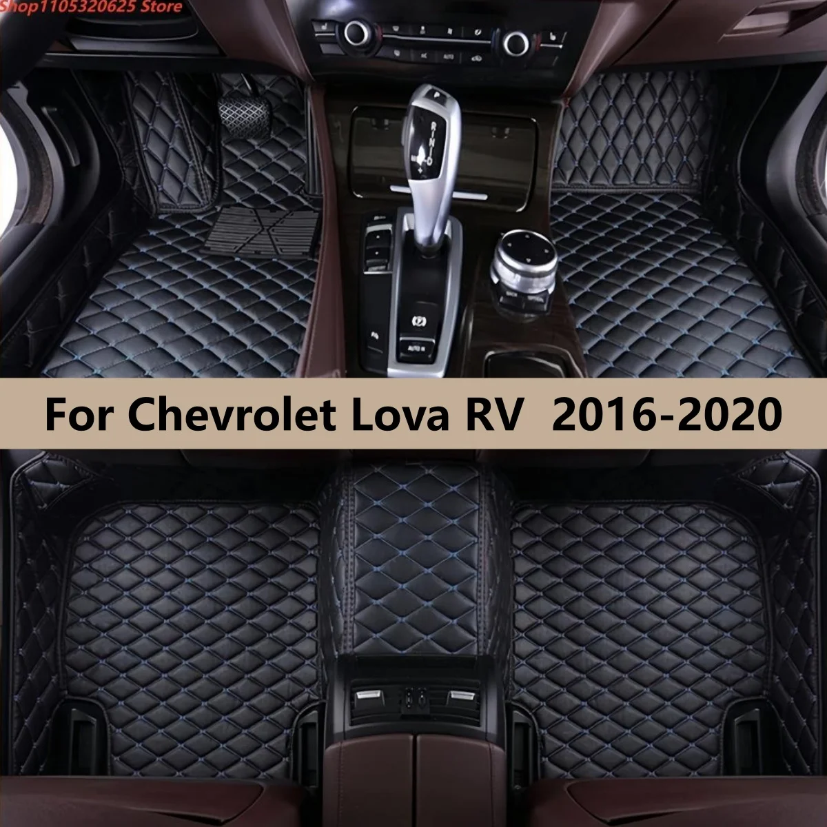 

Автомобильные коврики для Chevrolet Lova RV 2016 2017 2018 2019 2020, кожаные коврики для ног, полный комплект, автоаксессуары