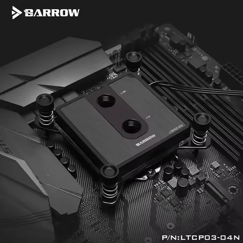 كتلة تبريد سائل مبرد المياه لوحدة المعالجة المركزية من Barrow لـ LGA115X 1200 1700 AM5 PC مبنى تبريد المياه للألعاب، LTCP03-04I/LTCP03A-04N #4