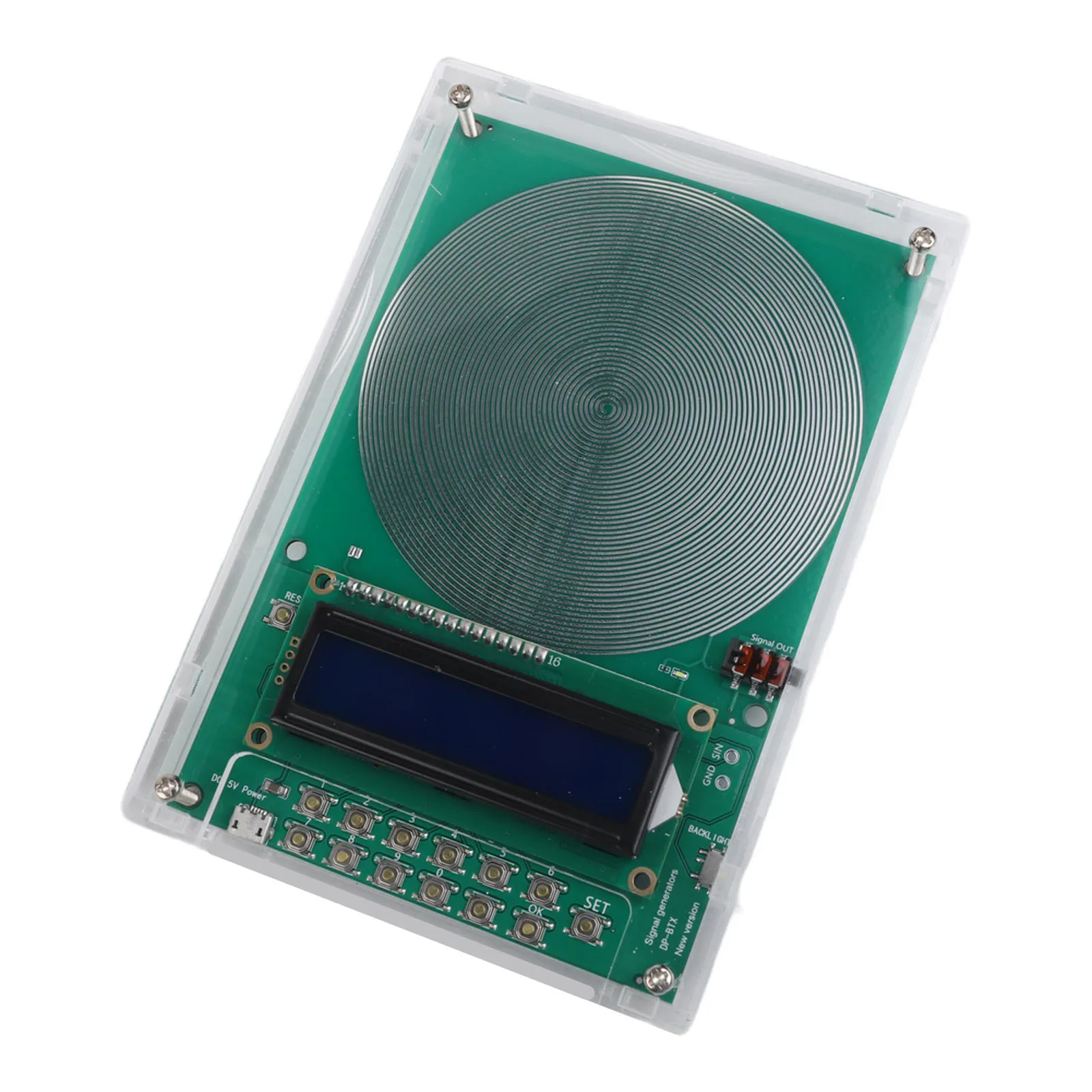 Green 0.01Hz-30KHz Signal Waveform Generator With Carrying Case For Schumann Resonance Relaxation And For Harmony Development