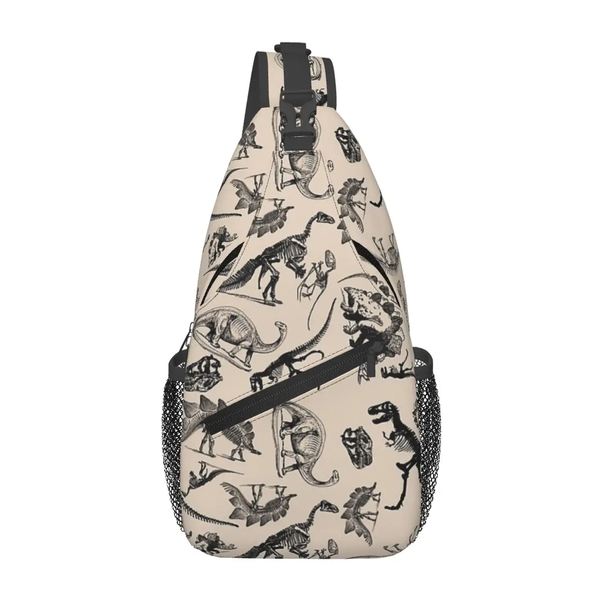 

Vintage Museum Dinosaurs And Skeletons Sling Backpack Sling Bag Hiking Chest Bag Daypack Men Crossbody Backpack Shoulder Bag
