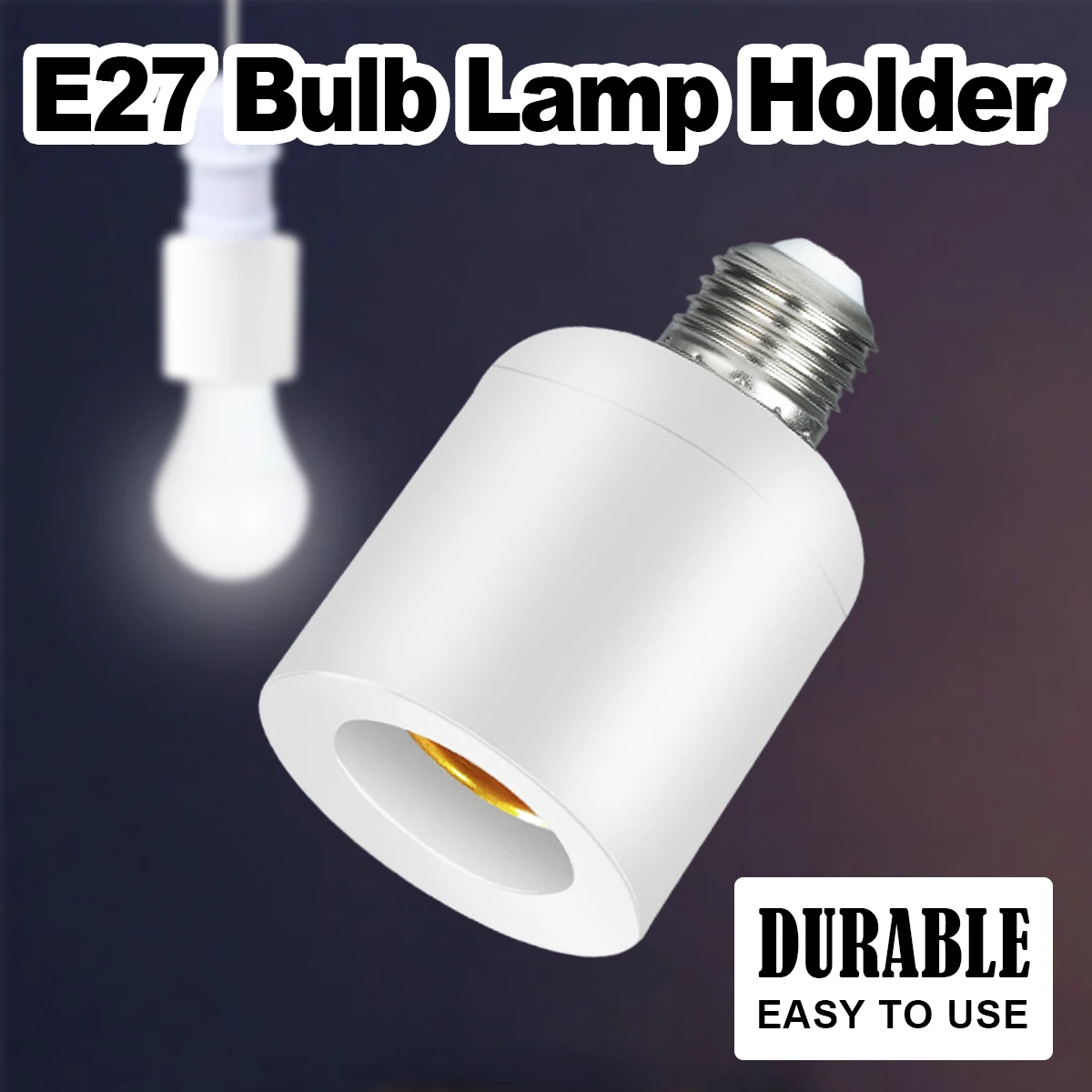 

E27 Lamp Holder 85-265v Timer Bulb E26 Light Socket Sound Voice Control Switch Sensor With Led Remote Multi Wireless Room Smart