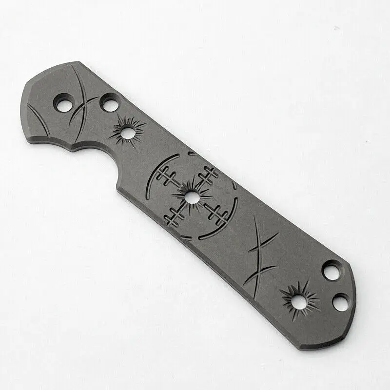 3 Type 1 Pc Titanium lloy Customized Knife Handle Scales for Chris Reeve Large Sebenza 21 Knives