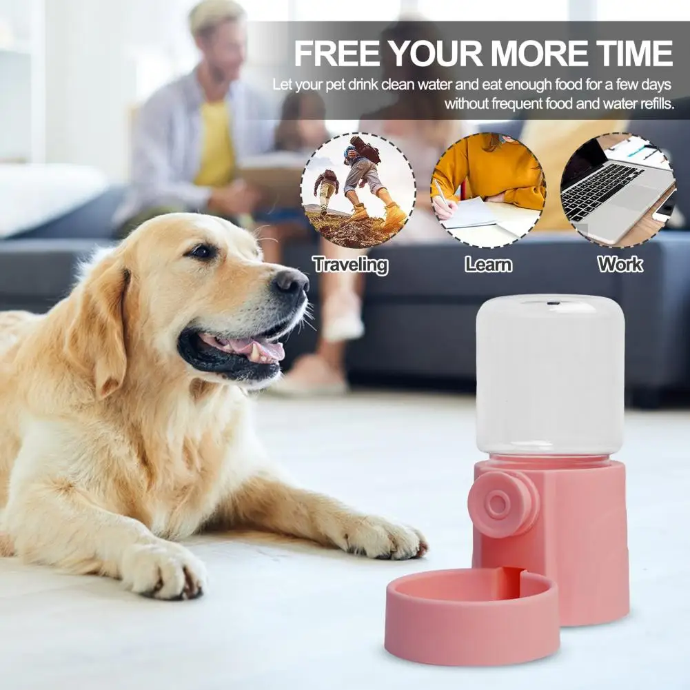 

Pet Food Water Dispenser Rabbit Food Bowl Water Bottle Automatic Hanging Pet Feeder Water Dispenser for Rabbits Cats Ferrets