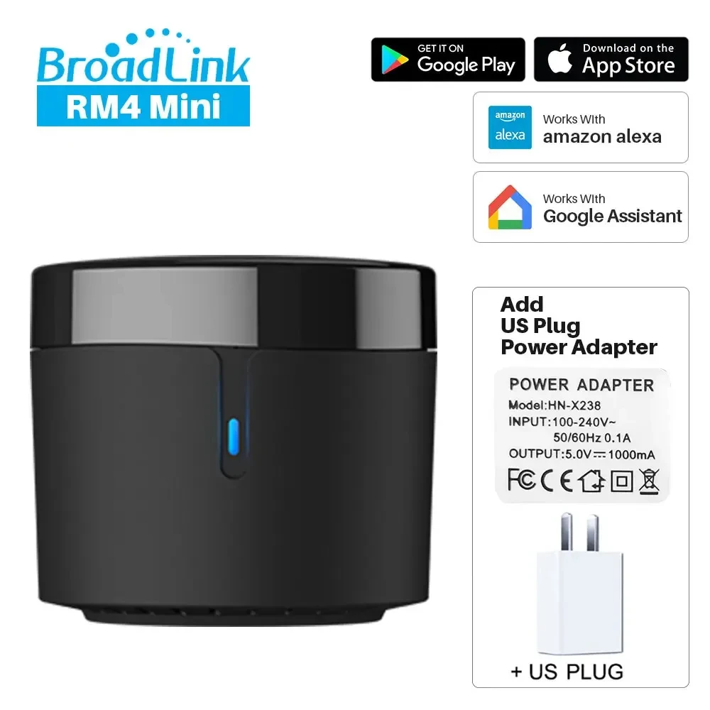 BroadLink RM4 mini Smart infrarossi telecomando a infrarossi aria condizionata telecomando vocale smart home