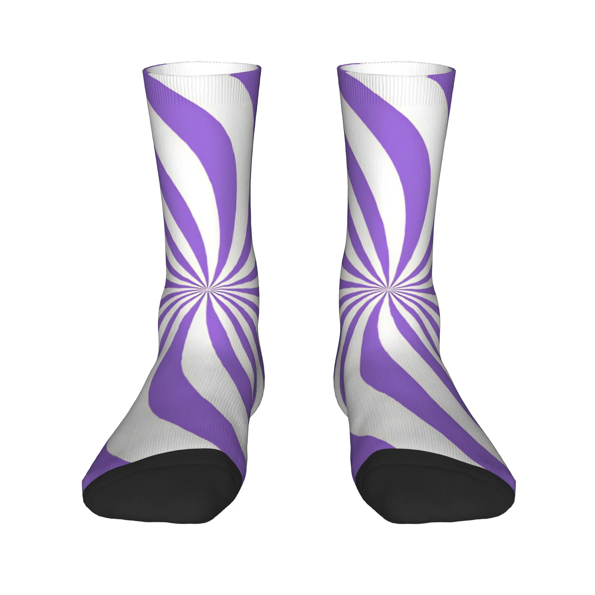 Abstract Swirl Disorder Stockings  Design Funny Socks Autumn Non-Slip Socks Men Skateboard Soft Socks