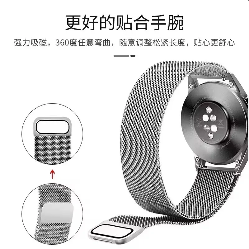 Magnetic Milanese Loop Strap For Cmf Nothing Watch Pro2 Magnetic Buckle Adjustable Smart Watch Metal Wristband Man Office