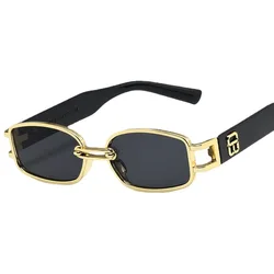 Nova moda do vintage óculos de sol das mulheres dos homens marca designer retro retângulo óculos de sol feminino masculino popular colorido quadrado eyewear