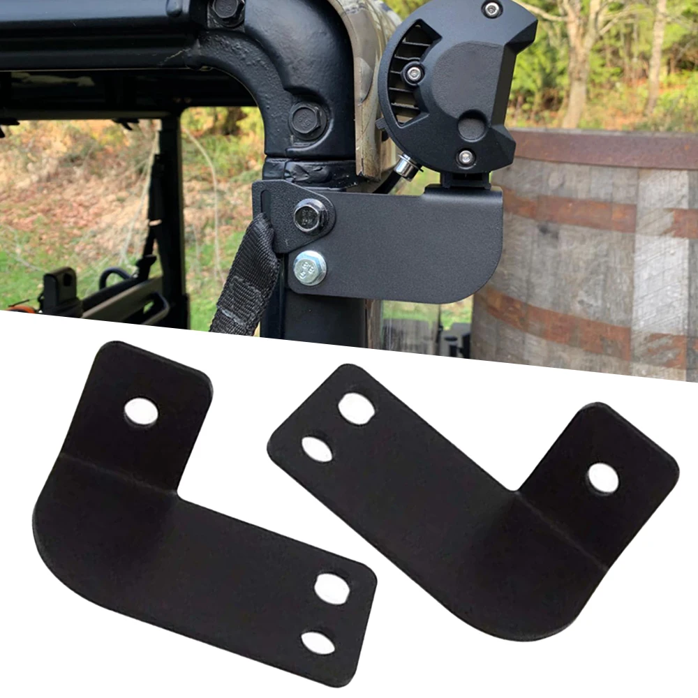 Rear Roof Roll Pro-fit Cage Bar Reverse LED Brackup Light Pod Light Mounting Brackets for Polaris Ranger Full Size 2013-2025