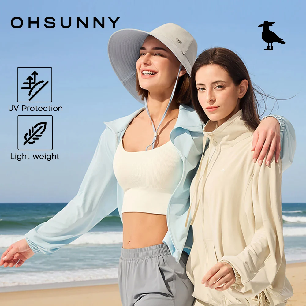 

OHSUNNY 2026 New Reversible Sun Protection Bucket Hat UPF50+ UV Defense for All-Day Outdoor