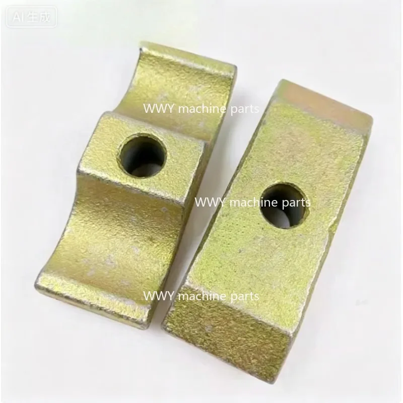 Excavator Boom Pipeline Fixing Clamp, Iron Oil Pipe Clip for Multi-model Excavator Hydraulic Tubing