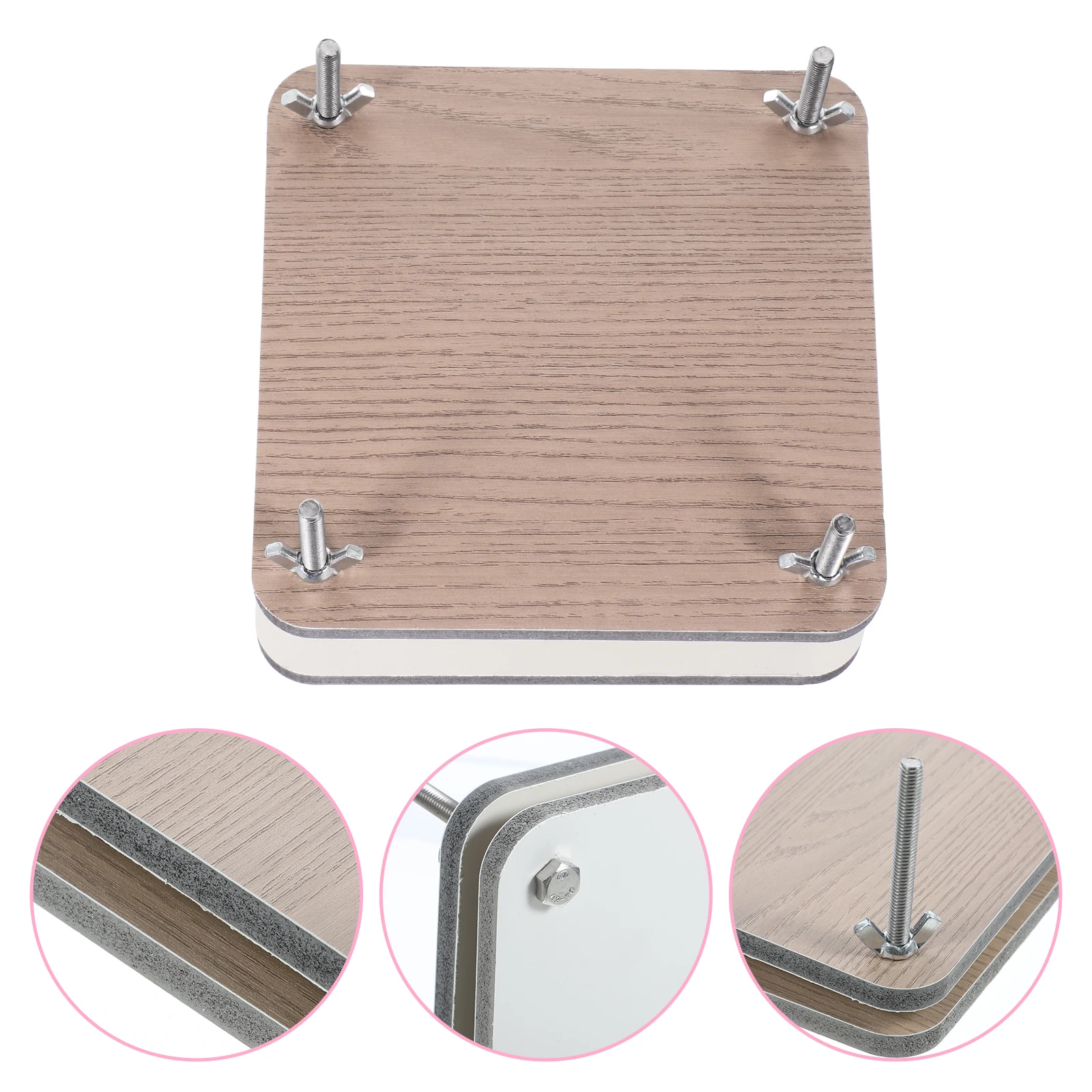 

Flower Pressing Kit DIY Tools for Dried Leaves Flowers Fruits Plant Specimen Maker Aldult Wood Pressed Craft Gift
